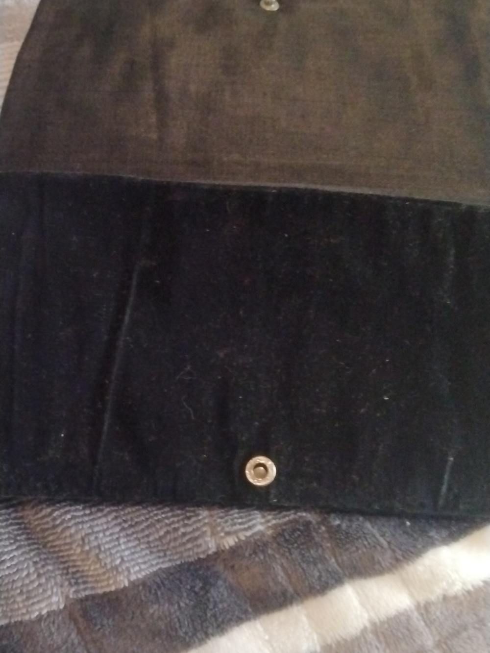 1940s Embroidered Peacock Evening Clutch - Black And Gold From India - Picture 3 of 8